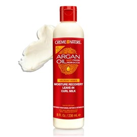 Creme of Nature with Argan Buttermilk leave-in hair milk 8oz, 8 Ounce