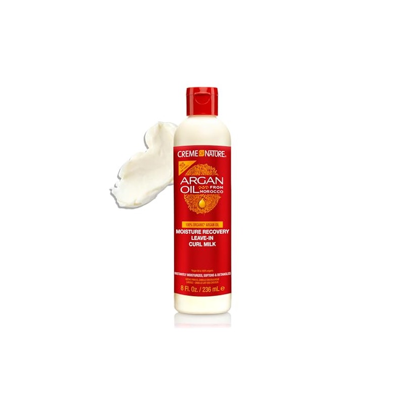 Creme of Nature with Argan Buttermilk leave-in hair milk 8oz,