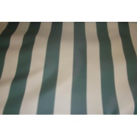 luvfabrics Hunter Green Ivory Waterproof Outdoor Canvas Fabric 60" 600 Denier Wide Per Yard