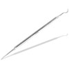 Double instrument cotton hook - spatula - cuticle pusher