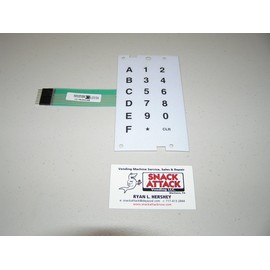 Dixie Narco BEV MAX 4/5800 Selection Key PAD/Free Ship!