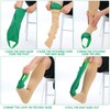 Threlaco 2 Pcs Easy Slide Compression Stocking Aid Sock Open