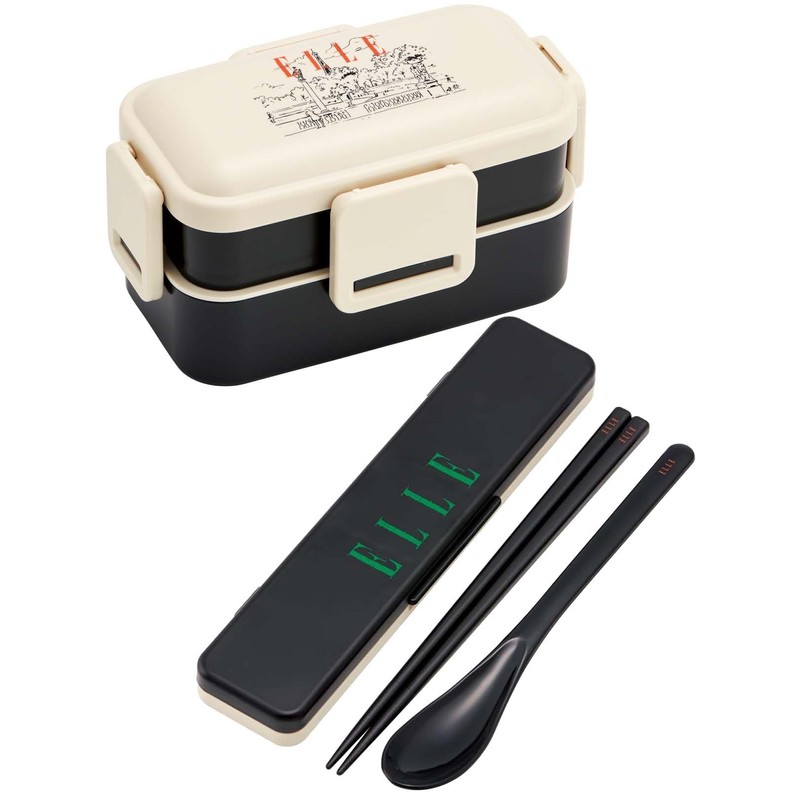 Skater PFLW4AG-A ELLE Lunch Box, 23.6 fl oz (600 ml),