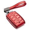 Vitodeco Genuine Leather Smart Key Fob Case Cover Protector with