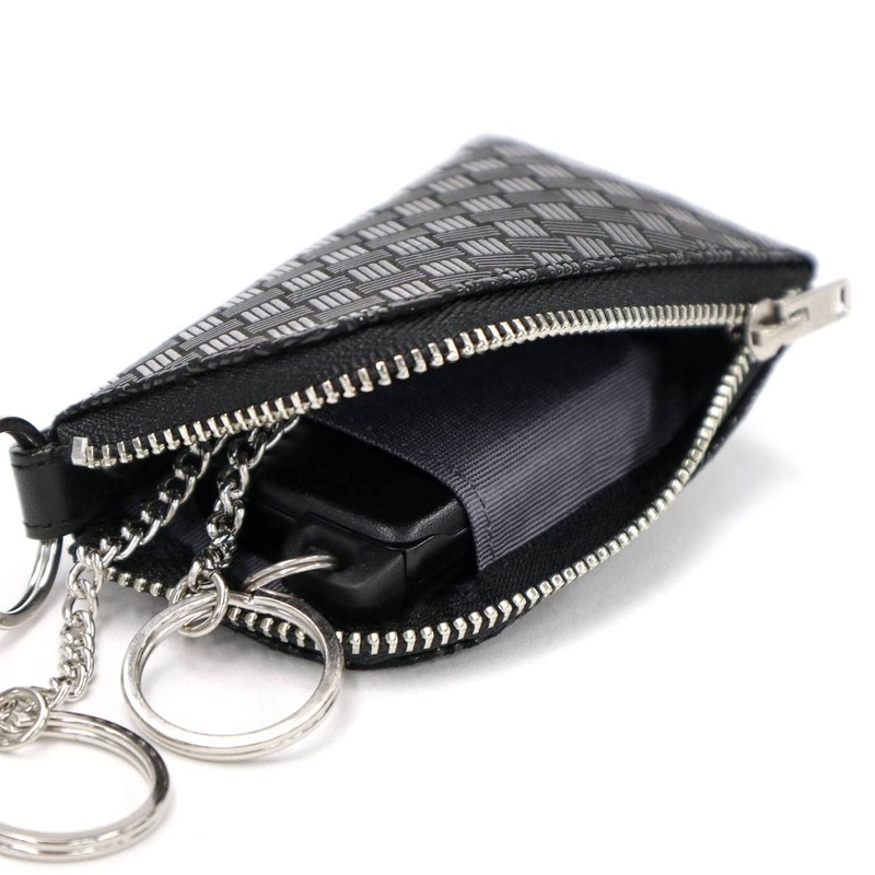 Indenya 4707 INDEN-YA Key Case D Key Case, Netzai (Black