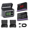 PoweLyt 360 X5 Battery 2 Packs 2800mAh Waterproof X5 Battery