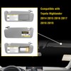 QUAYUB Driver Left & Passenger Right Side Sun Visor Replacement