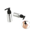 Portable travel aluminum makeup pump bottle 30ml foaming dispenser / 메이크업 휴대용 여행용 알루미늄 화장품공병 펌프용기 30ml 거품용기