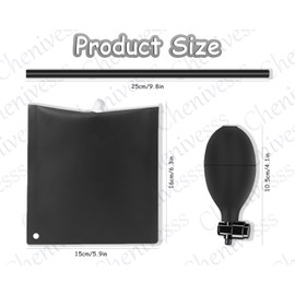 Pack of 2 Mounting Cushions, Air Cushion Lifter, Window Mounting, Air Wedge Pump Load up to 400 kg, for Door Window Installation and Car Repair Mounting Aid