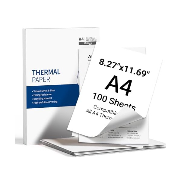 Thermal Paper A4 for M835 M832 M08F Q302 M834 PJ762/PJ763MFi