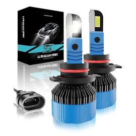 StoneBanks 9005 HB3 H10 LED Kit de Focos para Auto,32000LM 300W 900% Brillo | Luz Alta Y Baja 6500K Blanca, Faros para Delanteras,Plug & Play, 2 Paque