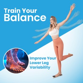 Single Leg Foot Board - Ankle & Foot Exerciser Strengthener, Physical Therapy for Sprained Ankles, Balance Board, Stretcher for Plantar Fasciitis