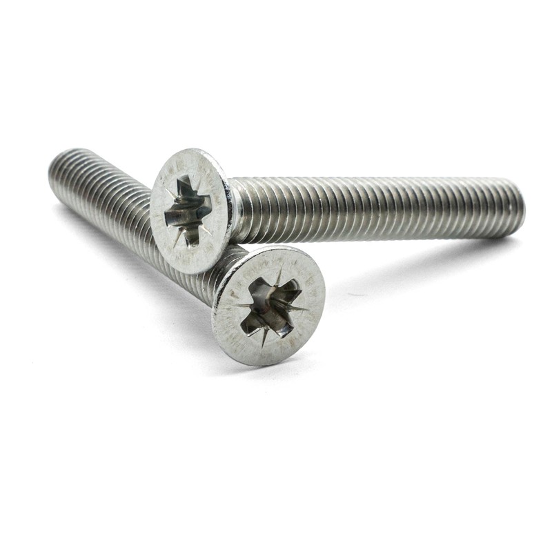 Hippo Hardware M5 (5mm X 60mm) Pozi Countersunk Machine Screws