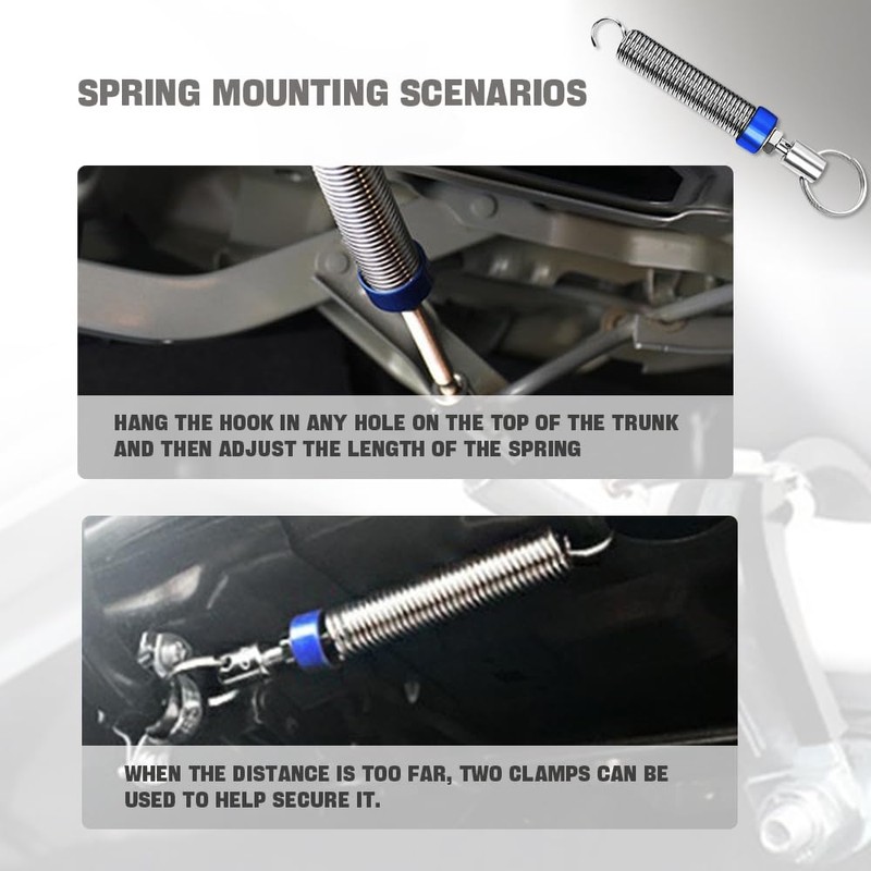 Wedcool 2PCS Vehicle Trunk Lifting Spring, Car Trunk Lid Spring,