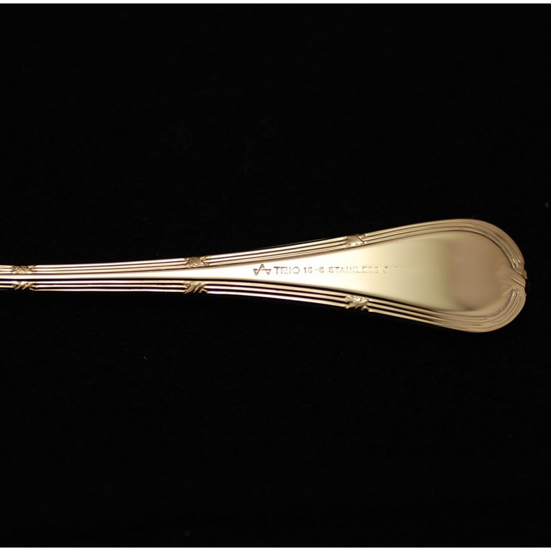eve-mode TRIO 18-8 Largo Teaspoon Gold Plated