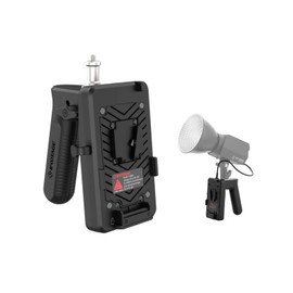 IFOOTAGE V-Mount Lock Battery Plate with Grip