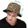 VJUYSW Leopard Print Bucket Hat Reversible Fisherman Hats Fishing Hat