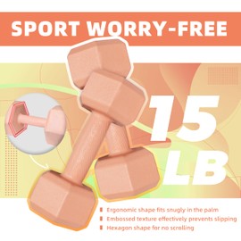 ZTTENLLY Dumbbell Hand Weight Sets 5/10/15/20/25/36lbs - 5 Colors Options - Exercise & Fitness Free Weights for Women & Men Home Gym Equipment Workouts Strength Training