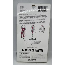 Scunci Instant Silver Hair Shimmer with Bonus Hair Ribbon