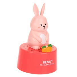 GRIRIW Rabbit Design Magnetic Countdown Timer Portable Study Timer for Cooking Home Baking and Activities Visual Reminder for Accurate Management