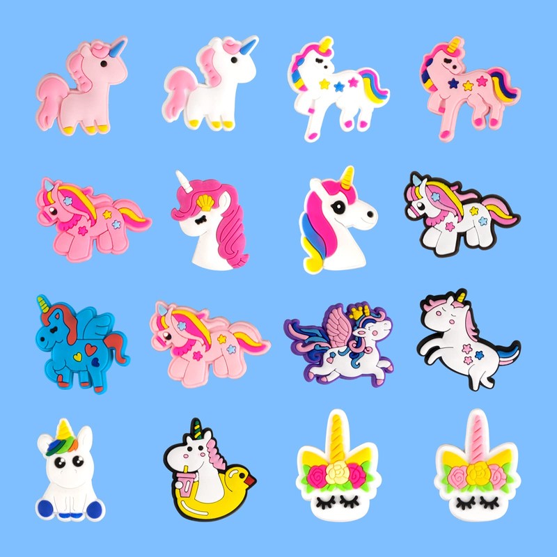 Unicorn Decoration Charms, Cute Rainbow Charm for Grils Kids Women