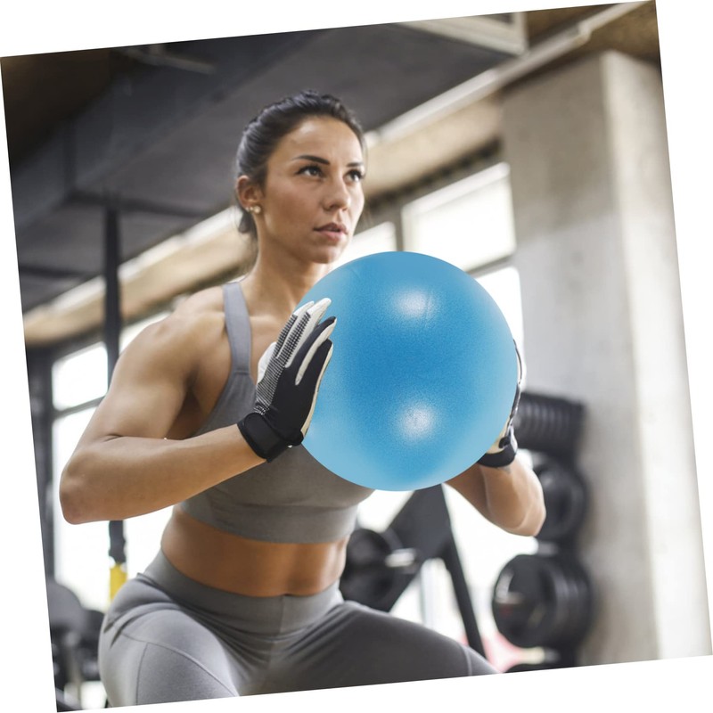 Gatuida Gym Accessory Exercise Ball Pump 9 Inch Small Ball