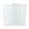 CKB LTD Pack of 10 ID Card Sleeves A7 Transparent
