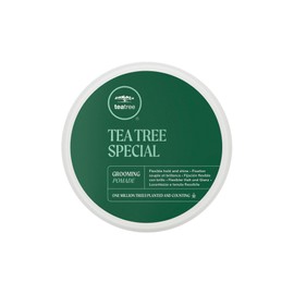 Tea Tree Grooming Pomade, Pomada para Peinar con rbol de T, Fijacin Flexible  Brillo, Para Todo Tipo de Cabello, Especialmente Ondulado y Rizado, 85 g