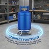 Movable Propane Tank Holder 20Lb Cylinder Stand with Brake Wheels