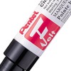 Pentel Jumbo Felt Pen, Large Chisel tip, Black permanent ink,