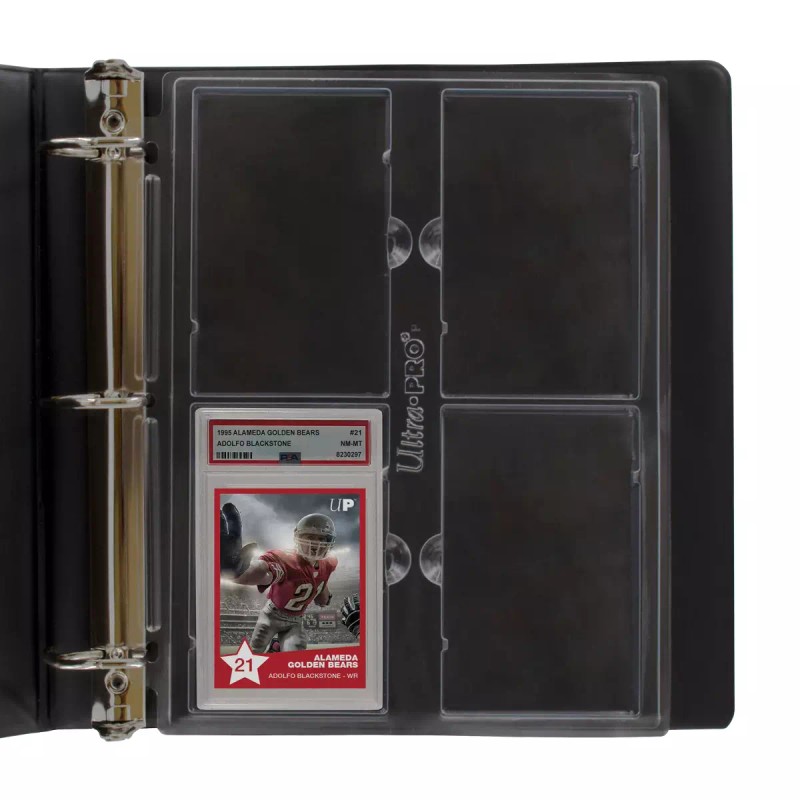 Ultra PRO 4 Pocket Binder Page 3 Hole Punched for