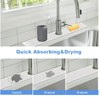Kitchen Sink Splash Guard- 15.6''x 3.9''Stone Faucet Mat for Kitchen