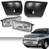 PIT66 Bumper End Caps & Fog Lights, Compatible with 07-13