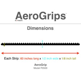 Stop Crossbar Whistle | Add Premium Functionality | Universal Fit Crossbar and Roof Rack Accessory - NXTGEN AeroGrips (2 Pack)
