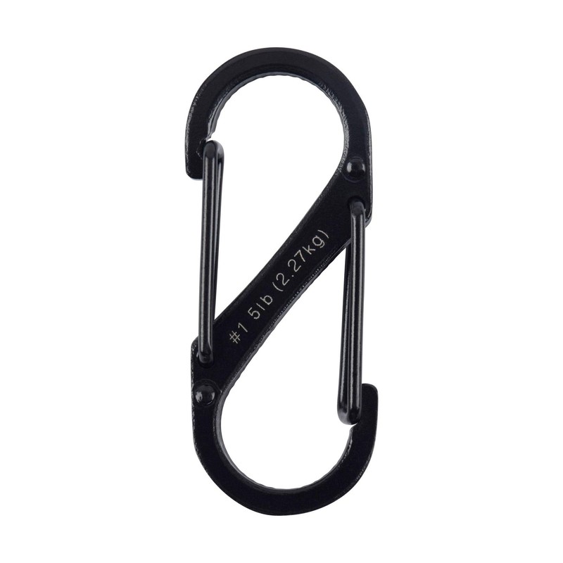 S-BINER #1 2 PACK BLACK