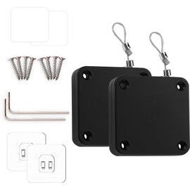 HanaHaul Door Closer, Pulling Force, 1200G, Automatic Door Closer, Set of 2, Mini Door Closer, Household Sliding Door Closer, Easy Installation, Replacement, Door Closers, Uniform Speed, Silent,