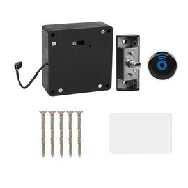 ieron Electronic Cabinet Lock Hidden DIY Invisible Cabinet Lock Home Office Smart Drawer Locker for Door Wardrobe Cupboard