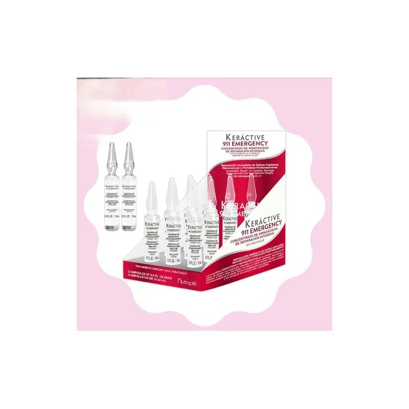 Nutrapel Ampolleta Reconstructive Keractive 911 12amp/15ml