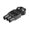 Wieland Accessory/Spare Part, W-Socket 230V Male, Length: 70 mm, Width: