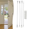 Cabinet Door Restraint Cables, Stainless Steel Cabinet Hinge Restrictor, Flexible