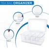 KICHLY Plastic Tea Bag Holder (Pack of 1) Plastic Tea