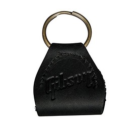 Gibson Gibson Premium Leather Pick Holder Key Chain (Black/AKYC-BLK)