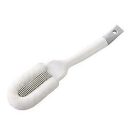 Convenient Handheld Multi-purpose Shoe Cleaning Brush White (1pc)