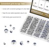 182 Pieces 304 Stainless Steel Lock Nuts, Kindroufly 5 Sizes