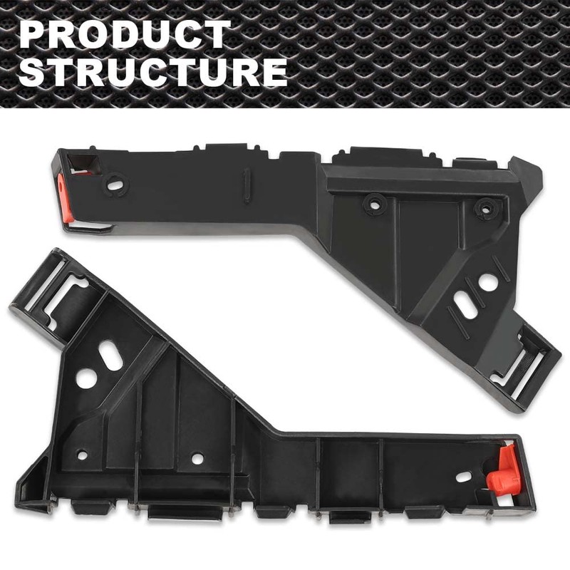 CROSSDESIGN Bumper Bracket Front Pair Beam Mount Support Compatible with