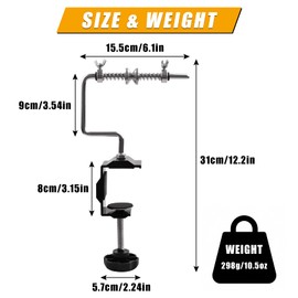 Lightweight Fishing Line Spooler Sliver Aluminum Tensioner Suction Line Winder Spinning Reel Spooler Fishing Tackle Tools Style A