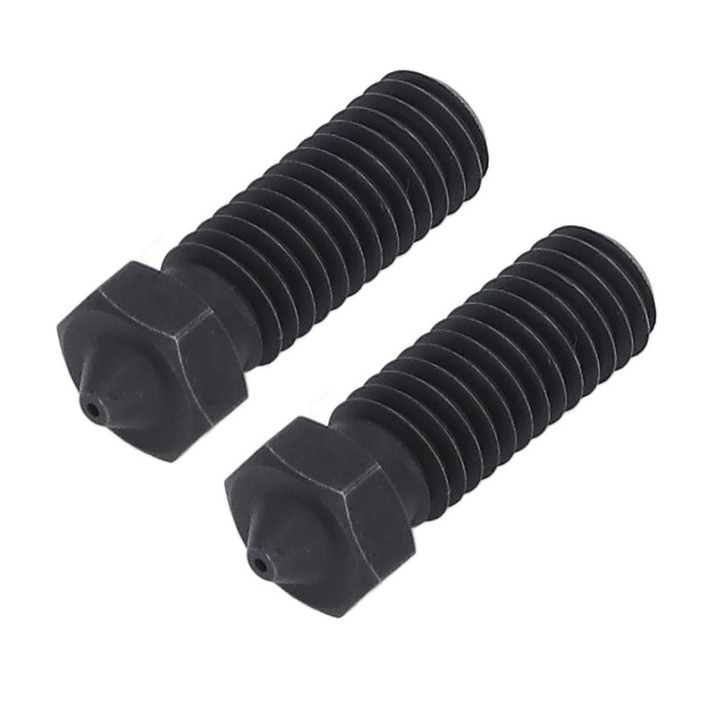 2PCS 3 Hole Nozzles Hardened Steel Nozzle Fit 1.75mm Filament