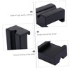 Alipis Auto Lift Jack Stand Rubber Pads Durable Slotted Frame