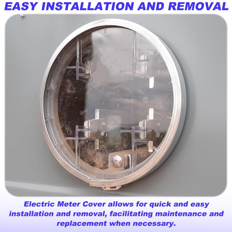 Electric Meter Covers Clear Plastic Meter Socket Covers Replacement Compatible