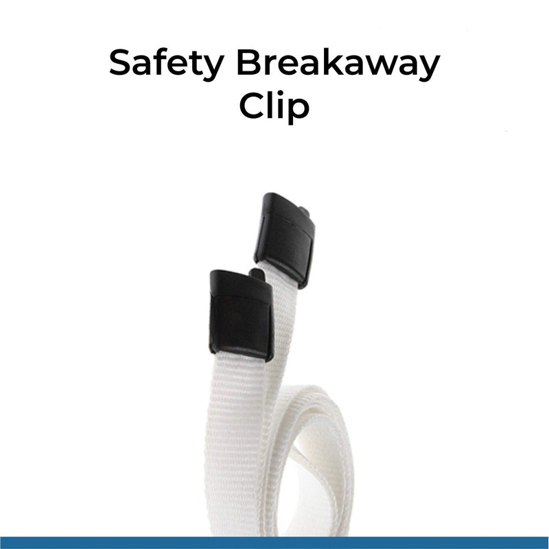 PCL Media ltd White Lanyard for use with Rigid ID